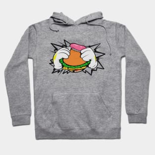 Dope all you can eat burger illustration Hoodie